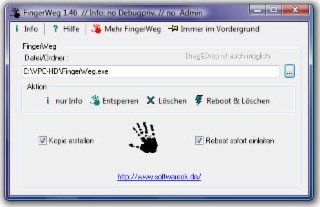 FingerWeg Screenshot