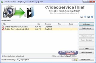 xVideoThief Screenshot