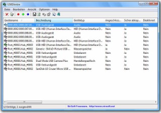USBDeview Screenshot