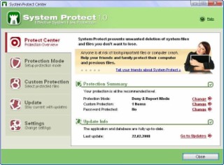 System Protect Screenshot
