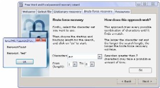 Pass Recovery Screenshot