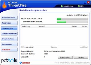 ThreatFire Screenshot