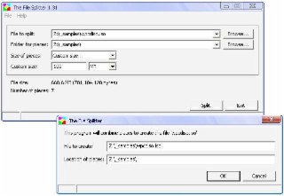 The File Splitter Screenshot